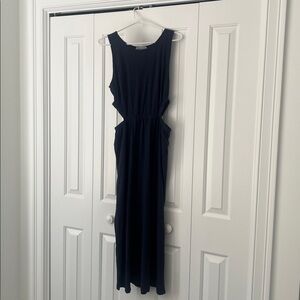 Michael Stars Navy Cutout Dress